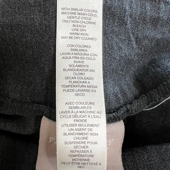 Chico’s Fabulously Slimming Basic Pull on Ankle Length Charcoal Pant - Sz 2 (L) - Picture 6 of 7